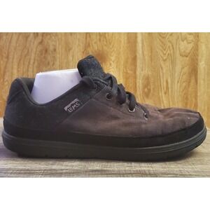 Lems Chillum Lace Up Low‎ Top Sneakers Men's 10.5 Women's 12 Black